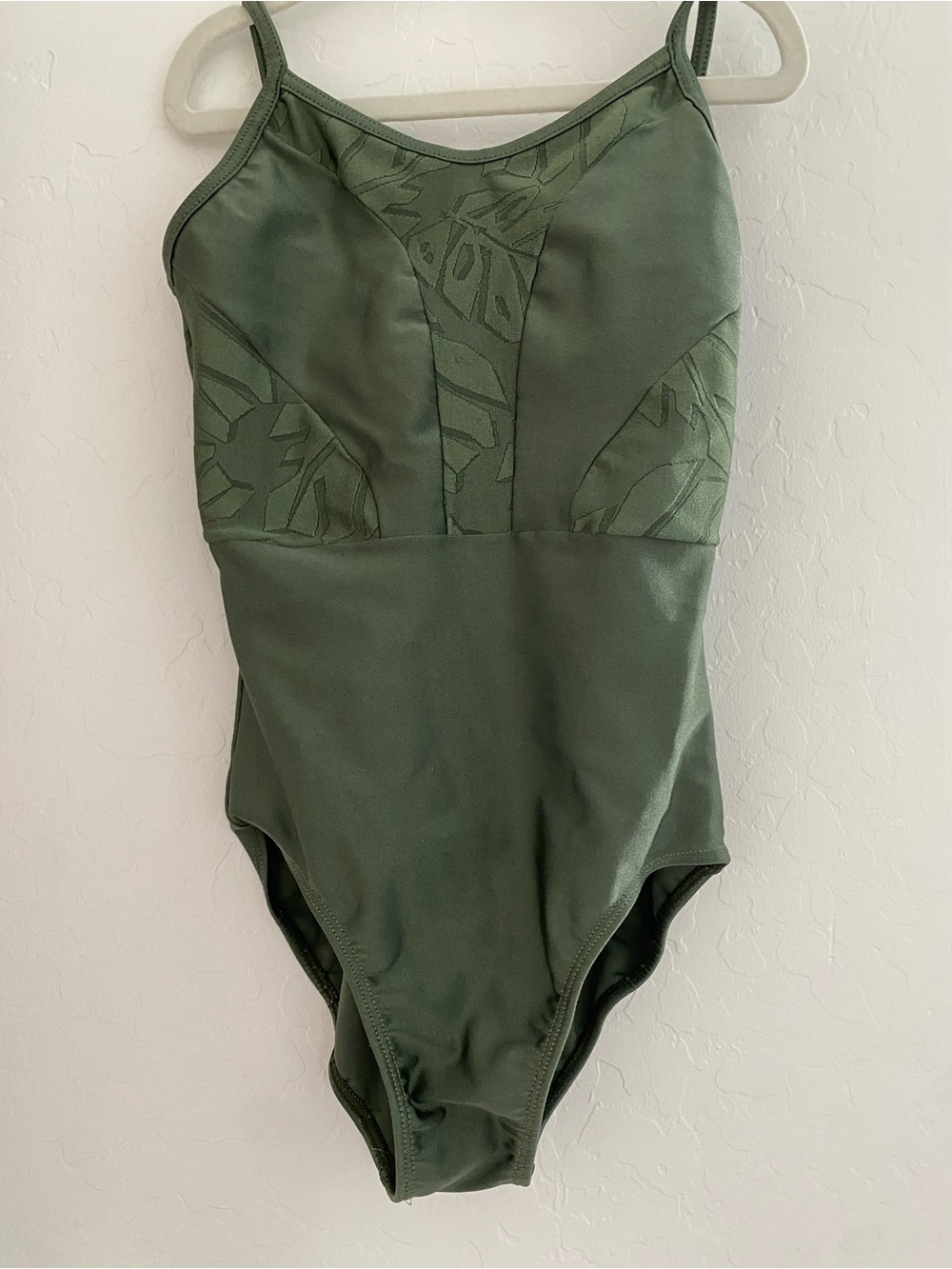 So Danca Olive Green Leotard Size 12-14